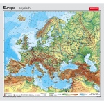 Wandkarte Europa, phys.(Vorderseite), polit.(Rückseite), 155x144cm 