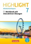 Highlight 7R. Workbook+MP3+ interaktive Übungen. Bayern 