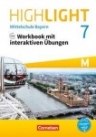 Highlight 7M. Workbook+MP3+ interaktive Übungen. Bayern 