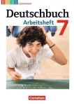 Deutschbuch. 7. Schuljahr. Arbeitsheft mit Lösungen. Gymnasium. Allgemeine Ausgabe 