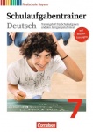 Deutschbuch. 7. Schuljahr. Schulaufgabentrainer mit Lösungen. Realschule. Bayern 