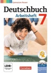 Deutschbuch. 7. Schuljahr. Arbeitsheft mit Lösungen + CD-ROM. Gymnasium 
