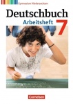 Deutschbuch. 7. Schuljahr. Arbeitsheft mit Lösungen. Gymnasium. Niedersachsen 