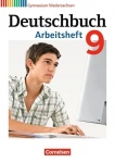Deutschbuch. 9. Schuljahr. Arbeitsheft mit Lösungen. Gymnasium. Niedersachsen 