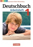Deutschbuch. 1. 5. Schuljahr. Arbeitsheft mit Lösungen. Gymnasium Baden-Württemberg 