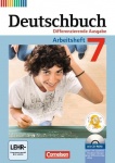 Deutschbuch. 7. Schuljahr. Arbeitsheft mit Lösungen und Übungs-CD-ROM. 