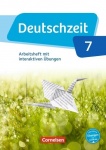 Deutschzeit 7. Schuljahr. Arbeitsheft + online Übungen 