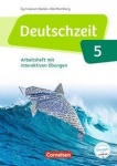 Deutschzeit 9. Schuljahr. Arbeitsheft + online Übungen Schülerbuch. Baden-Württemberg 