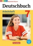 Deutschbuch. 7. Schuljahr. Arbeitsheft + Interaktive Übungen. Realschule. Bayern 