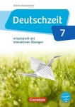 Deutschzeit 7. Schuljahr. Arbeitsheft + online Übungen, Östl. Bundesländer und Berlin 