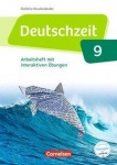 Deutschzeit 9. Schuljahr. Arbeitsheft + online Übungen, Östl. Bundesländer und Berlin 