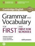 Grammar and Vocabulary for First and First for Schools. Book with answers and audio 