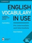 English Vocabulary in Use Pre-intermediate and Intermediate 4th Edition. Book+ebook 
