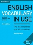 English Vocabulary in Use Pre-intermediate and Intermediate 4th Edition. Book 