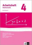Arbeitsheft Mathematik 4 - Arbeitsheft mit Lösungsheft 
