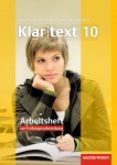 Klartext 10. Arbeitsheft mit Lösungen. NRW 