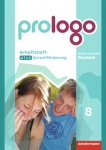 prologo 8. Arbeitsheft plus Sprachförderung. Grundausgabe. Hauptschule 