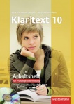 Klartext 10. Arbeitsheft mit Lösungen. NRW 