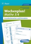 Wochenplan Mathe 3/4, Grundrechenarten und 1x1 