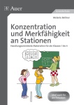 Konzentration und Merkfähigkeit an Stationen 