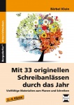 Mit 33 originellen Schreibanlässen durch das Jahr 