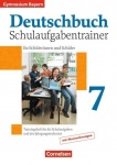 Deutschbuch. 7. Schuljahr. Schulaufgabentrainer mit Lösungen. Gymnasium. Bayern 