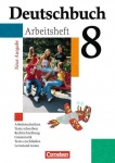 Deutschbuch. 8. Schuljahr. Arbeitsheft mit Lösungen. Gymnasium. Allgemeine Ausgabe. 