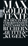 Texte aus den in die Vergriffenheit entlassenen Büchern Quitten und Kugeln 