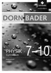 Dorn, Bader Physik SI Niedersachsen Lösungen Gesamtb. 7-10 