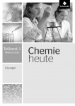Chemie heute SI Niedersachsen  Lösungen TeiLehrerband. 1 