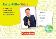 Erste-Hilfe-Sätze: Schüler und Erwachsene lernen Deutsch mit Fotokarten 