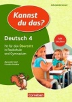 Kannst du das? 4. Übungsheft Deutsch. Bayern 