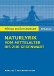 Naturlyrik vom Mittelalter bis zur Gegenwart 