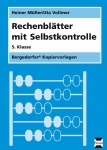 Rechenblätter mit Selbstkontrolle. 5. Schuljahr 