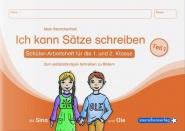 Ich kann Sätze schreiben  Teil 1  Mein Sternchenheft für die 1. und 2. Klasse 