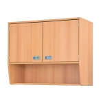 Hängeschrank zur Aufbewahrung, 2 Türen, Mittelwand, 2 Einlegeböden 