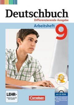 Deutschbuch. 9. Schuljahr. Arbeitsheft mit Lösungen und Übungs-CD-ROM 