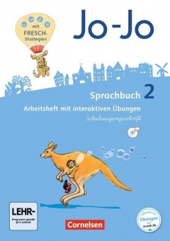 Jo-Jo Sprachbuch 2. Schuljahr. Arbeitsheft. CD-ROM. Schulausgangsschrift 