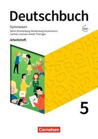 Deutschbuch Gymnasium 5. Arbeitsheft mit Lösungen 