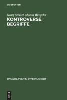 Kontroverse Begriffe 