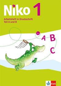 Niko 1. Paket Druckschrift Arbeitsheft A+B+SchreibTabelle 
