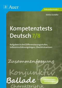 Kompetenztests Deutsch, Klasse 7/8 