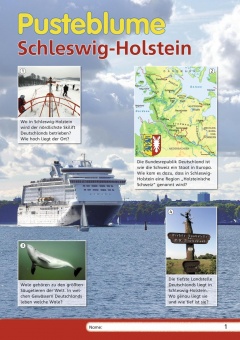 Pusteblume 4. Sachunterricht. Länderheft. Hamburg, Schleswig-Holstein 