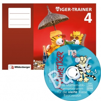Tiger-Trainer 4 - Arbeitsheft inkl. CD-ROM Mathetiger Basic 4 