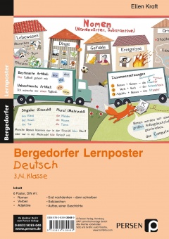 Lernposter Deutsch 3./4.Klasse 6 Poster für den Klassenraum 