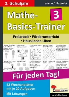 Mathe-Basics-Trainer / Klasse 3  Grundlagentraining 