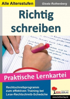 Richtig schreiben Rechtschreibprogramm 