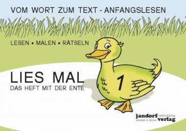 Lies mal 1 - Das Heft mit der Ente (Großbuchstaben) 
