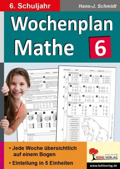 Wochenplan Mathe / 6. Schuljahr 