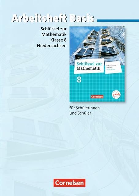 Schlüssel zur Mathematik 8. Schuljahr. Arbeitsheft. Niedersachsen 